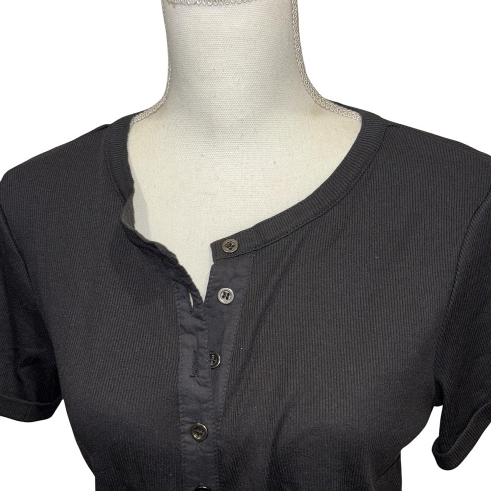 Unbranded Black Tee, sz M - Picture 2 of 7